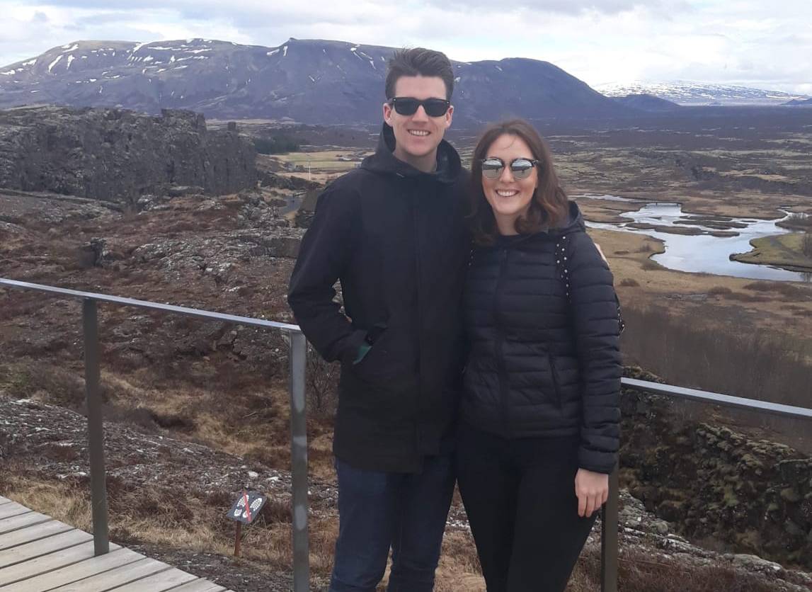 Donna and Craig in Iceland